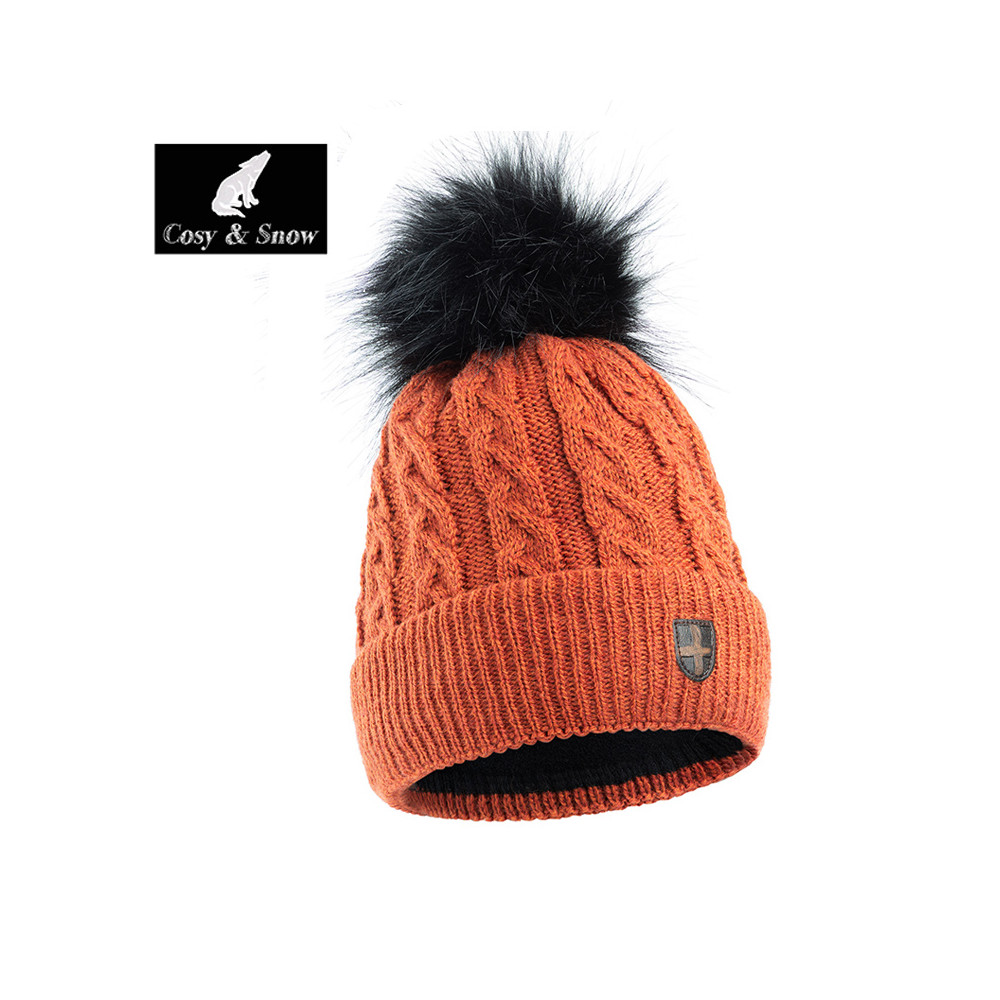 Bonnet de ski COSY & SNOW Steph Rouille Femme