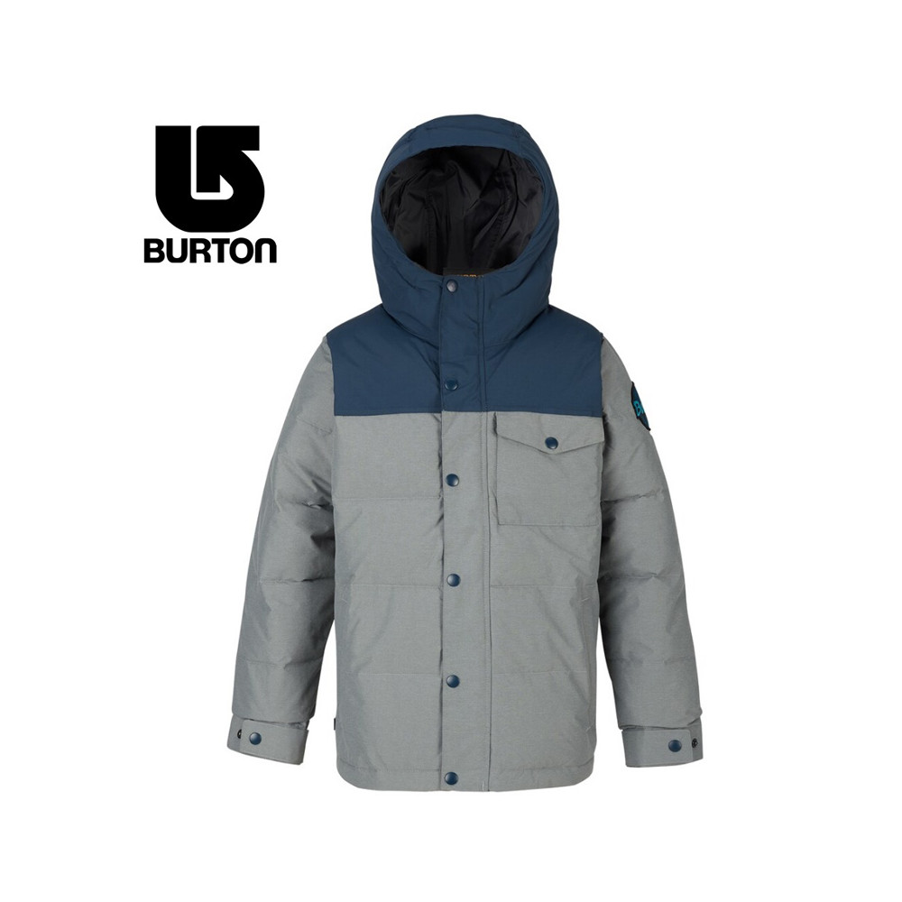 Blouson BURTON Boys Barnone Bleu / Gris Junior