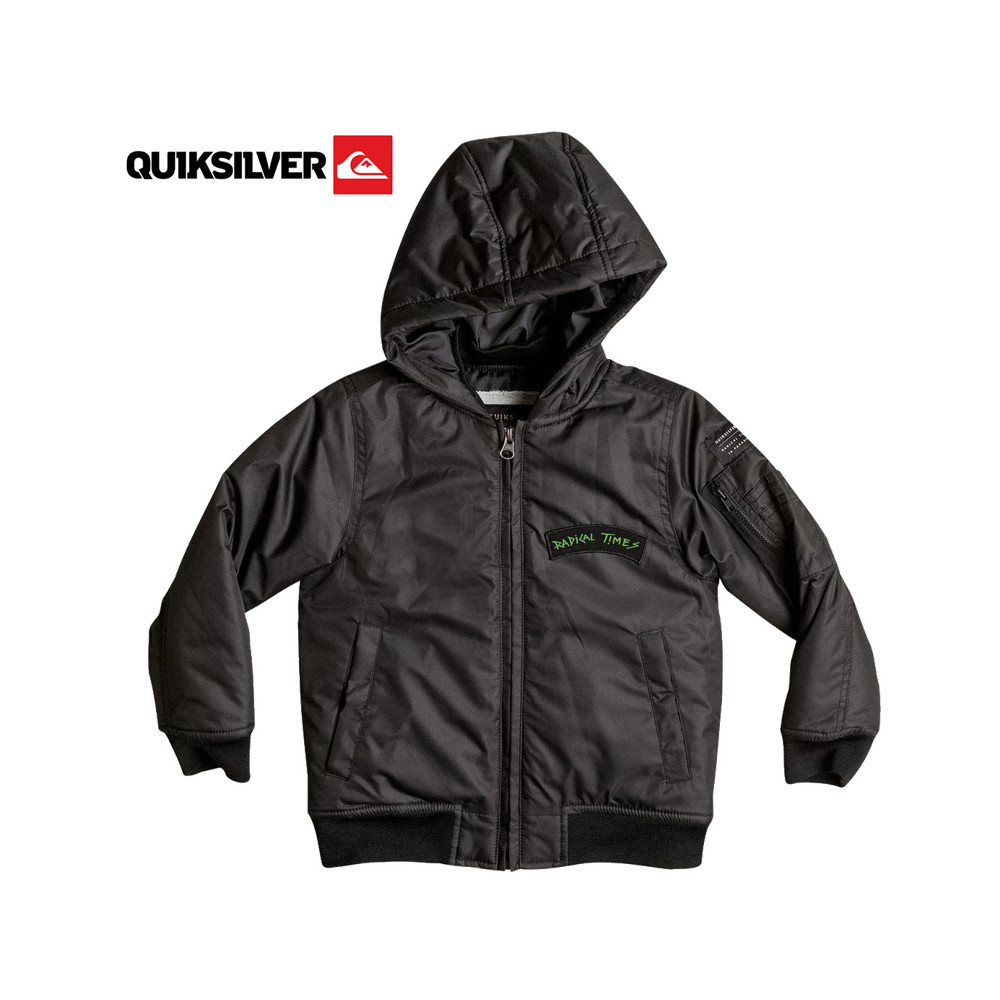 Blouson QUIKSILVER Complex Planet Noir BB Garcon