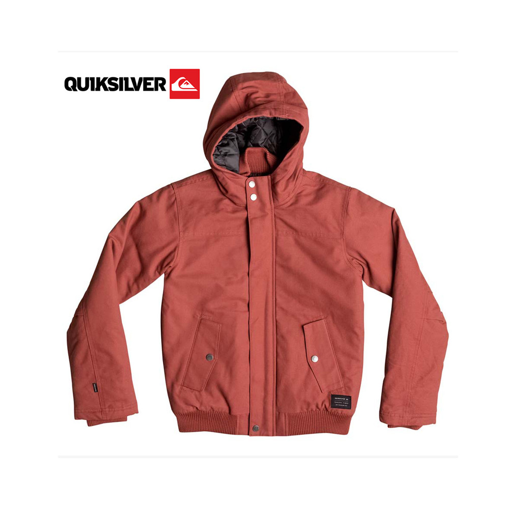 Blouson QUIKSILVER Brooks DWR Rouille Garcon