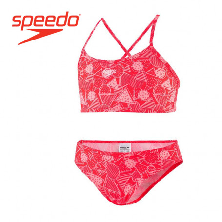 Maillot de bain SPEEDO Dazzle Geo Corail Fille Maillot de bain SPEEDO Dazzle Geo Corail Fille