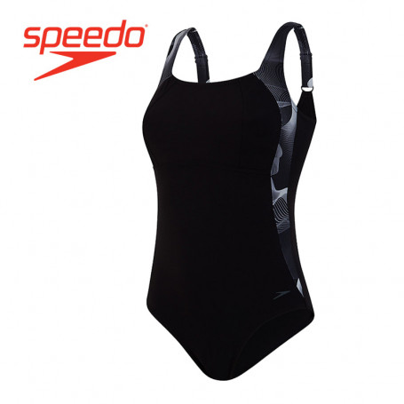 Maillot de bain SPEEDO Sculpture Lunalustre Noir / Blanc Femme