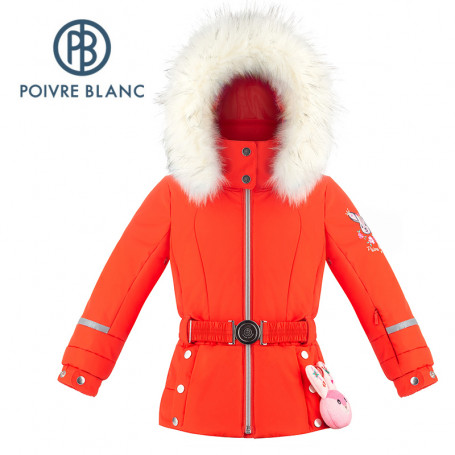 Veste de ski POIVRE BLANC W19-1008 BBGL/A Orange BB Fille