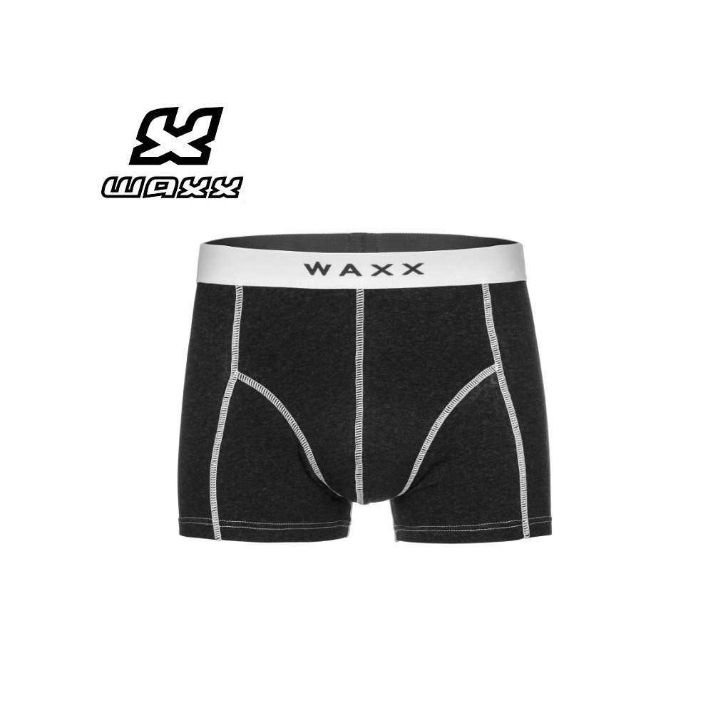 Boxer WAXX Anthracite Chiné Gris Homme