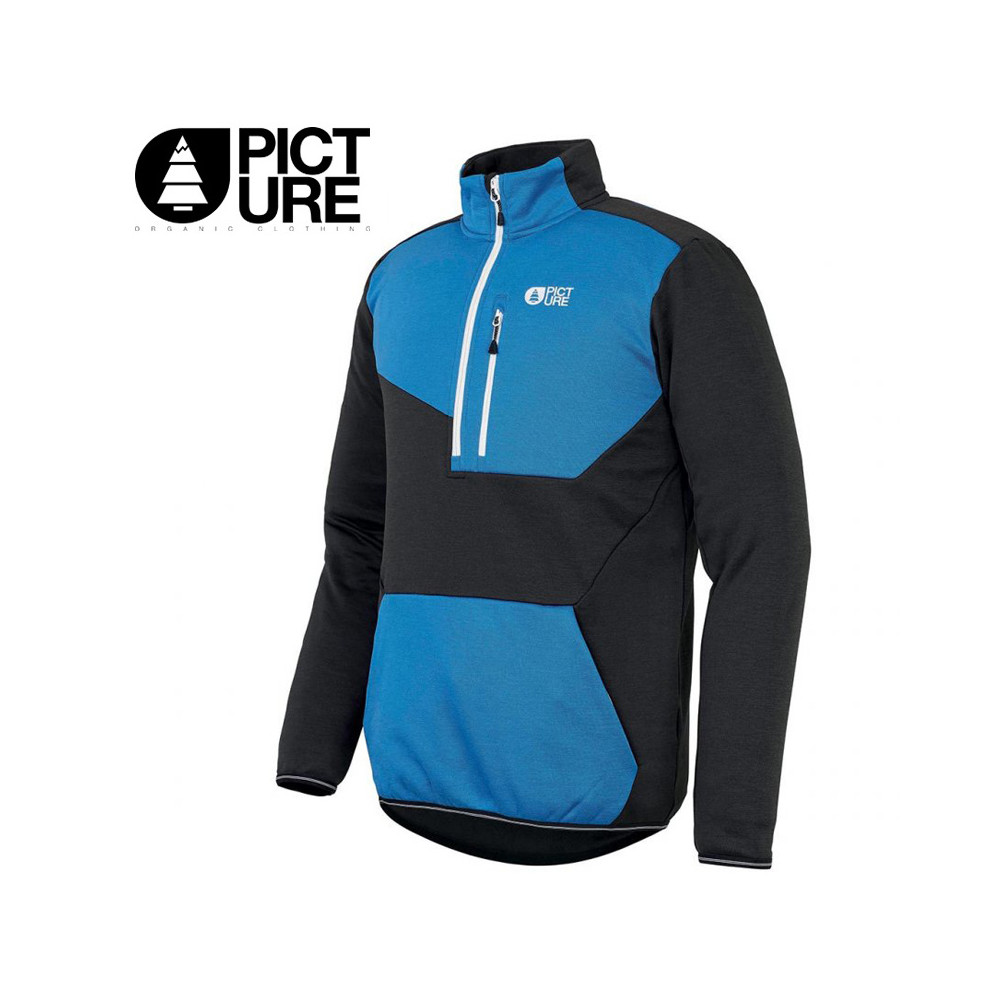 Sweat  softshell PICTURE Coming Bleu Homme