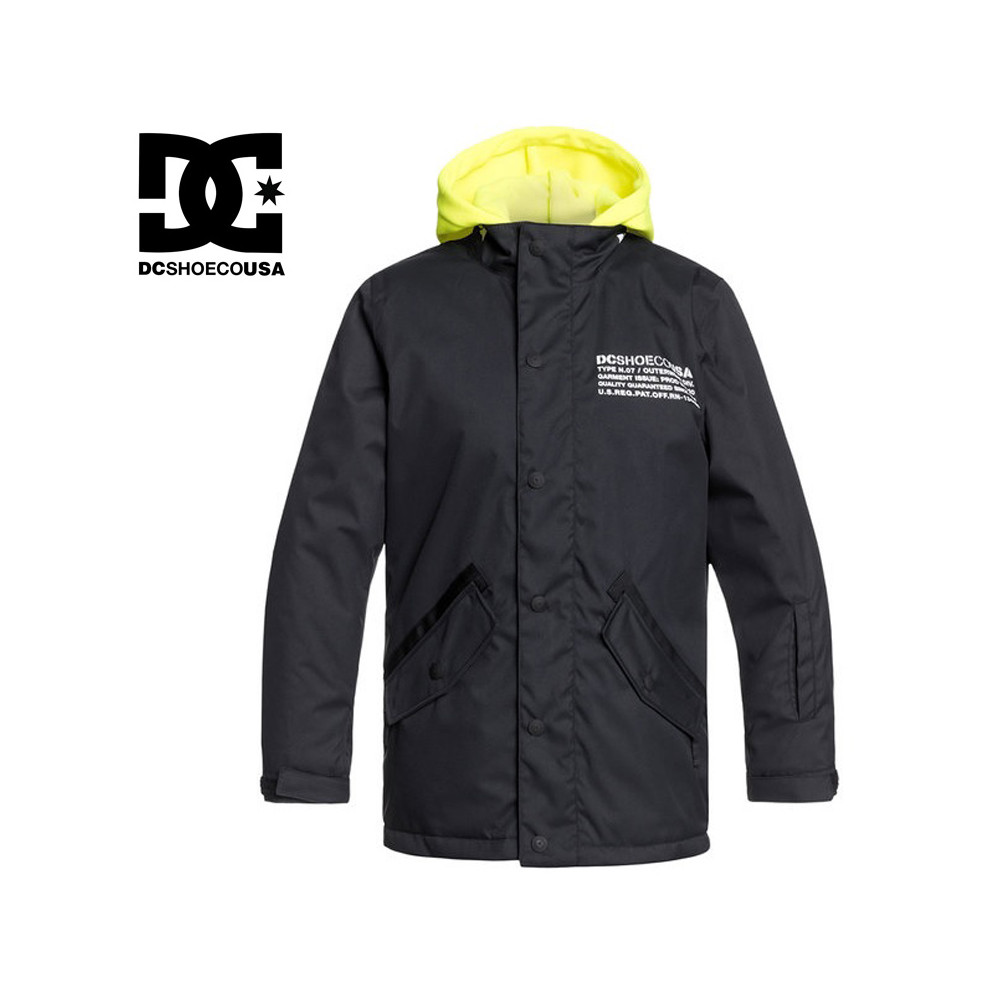 Veste de ski DC SHOES Union Noir Junior