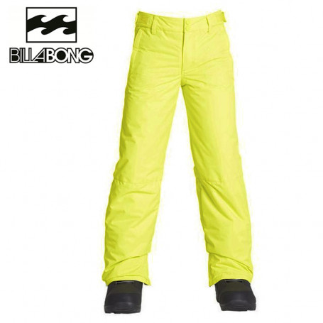 Pantalon de ski BILLABONG Grom Jaune Junior