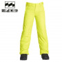 Pantalon de ski BILLABONG Grom Jaune Junior