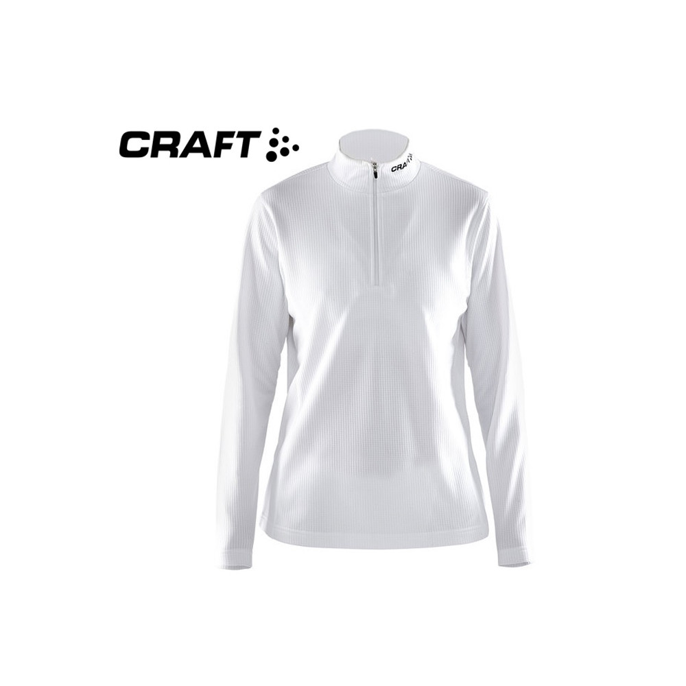 Pullover technique CRAFT Shift Blanc Femme