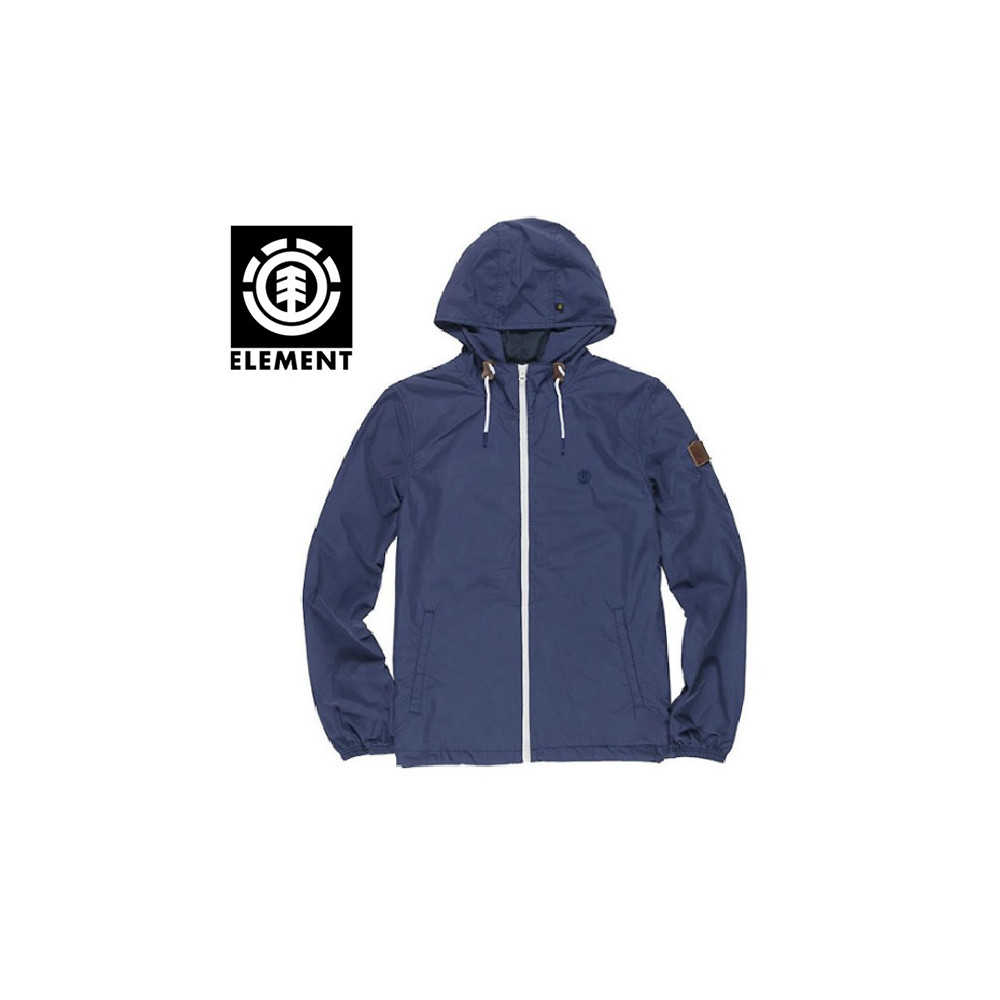 Veste légère ELEMENT Alder Poplin Indigo Hommes