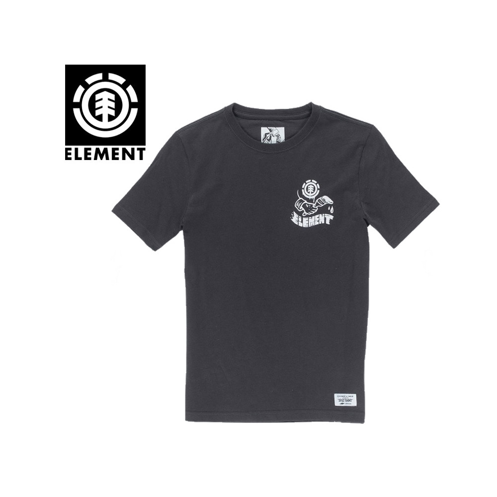 T-shirt ELEMENT Painted SS Noir Homme