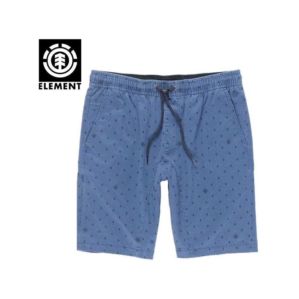 Short ELEMENT Altona Print WK Bleu Homme