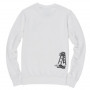 Sweat ELEMENT Split Crew Blanc Homme