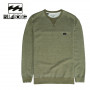 Sweat BILLABONG All Day Washed Crew Vert Homme