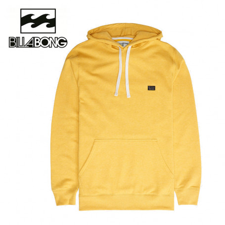 Sweat à capuche BILLABONG All Day Po  Jaune Homme