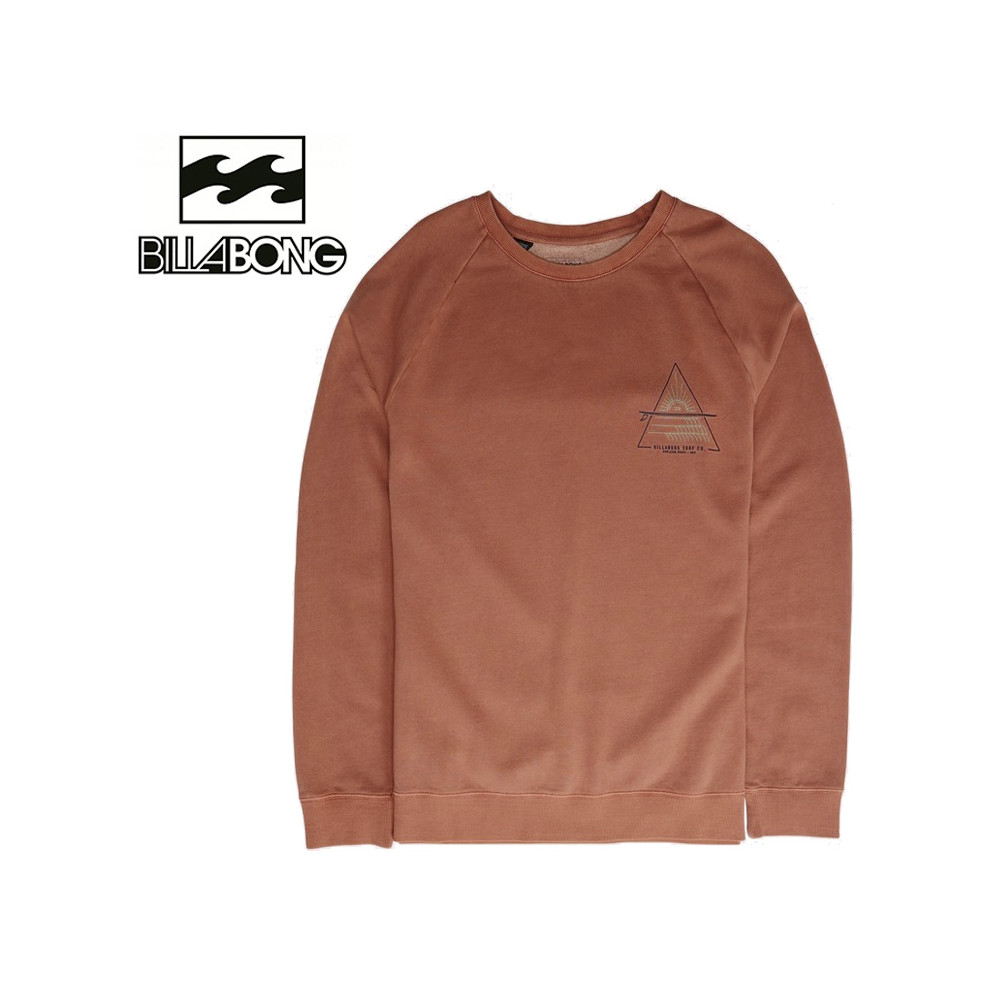 Sweat BILLABONG Prismboard Crew Noisette Homme