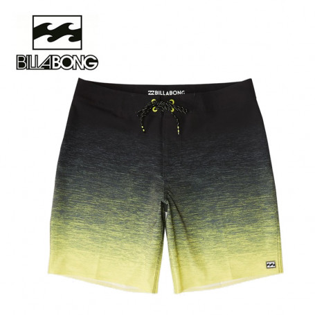 Boardshort BILLABONG Tripper Pro  Noir / Jaune Homme