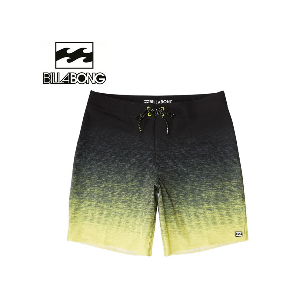 Boardshort BILLABONG Tripper Pro  Noir / Jaune Homme