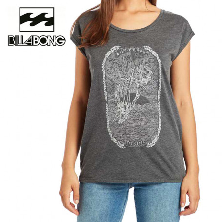 T-shirt BILLABONG All night Gris Femme T-shirt BILLABONG All night Gris Femme