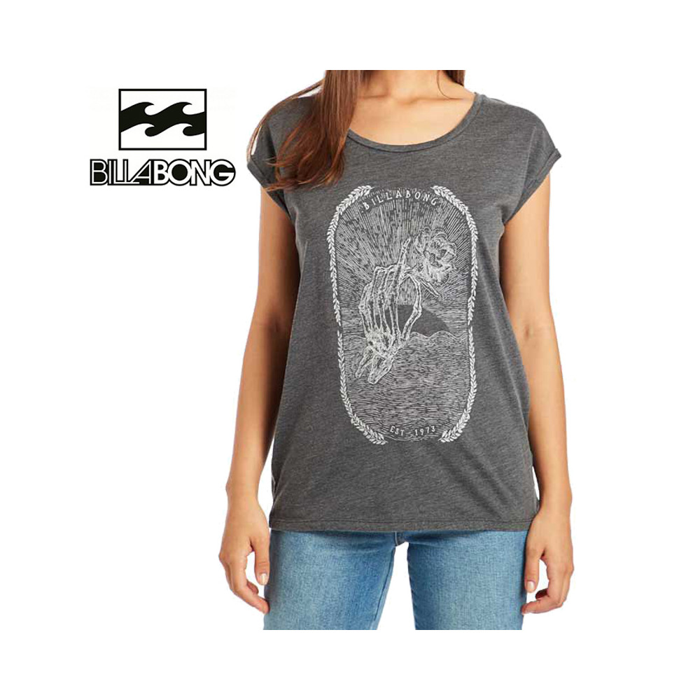 T-shirt BILLABONG All night Gris Femme