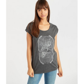 T-shirt BILLABONG All night Gris Femme