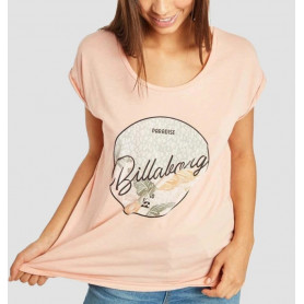 T-shirt BILLABONG All night Saumon Femme