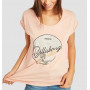 T-shirt BILLABONG All night Saumon Femme