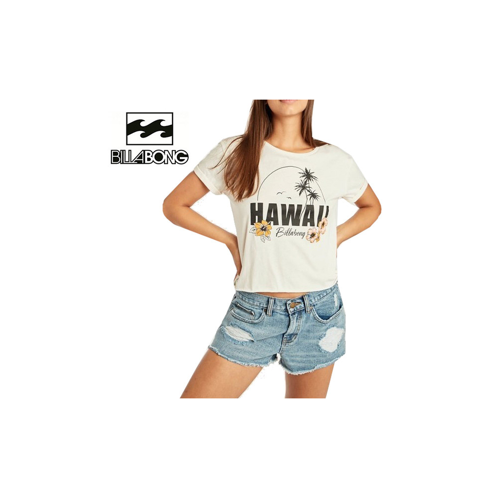 T-shirt BILLABONG Remix SS Crème Femme