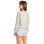 Sweat BILLABONG Crop Crew Gris Femme