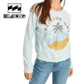 Sweat BILLABONG Laguna Beach Bleu ciel Femme