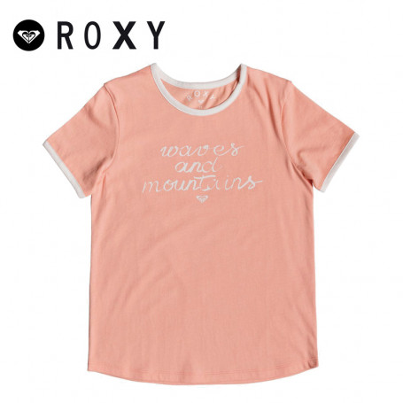 T-shirt ROXY Eye on you Saumon Fille