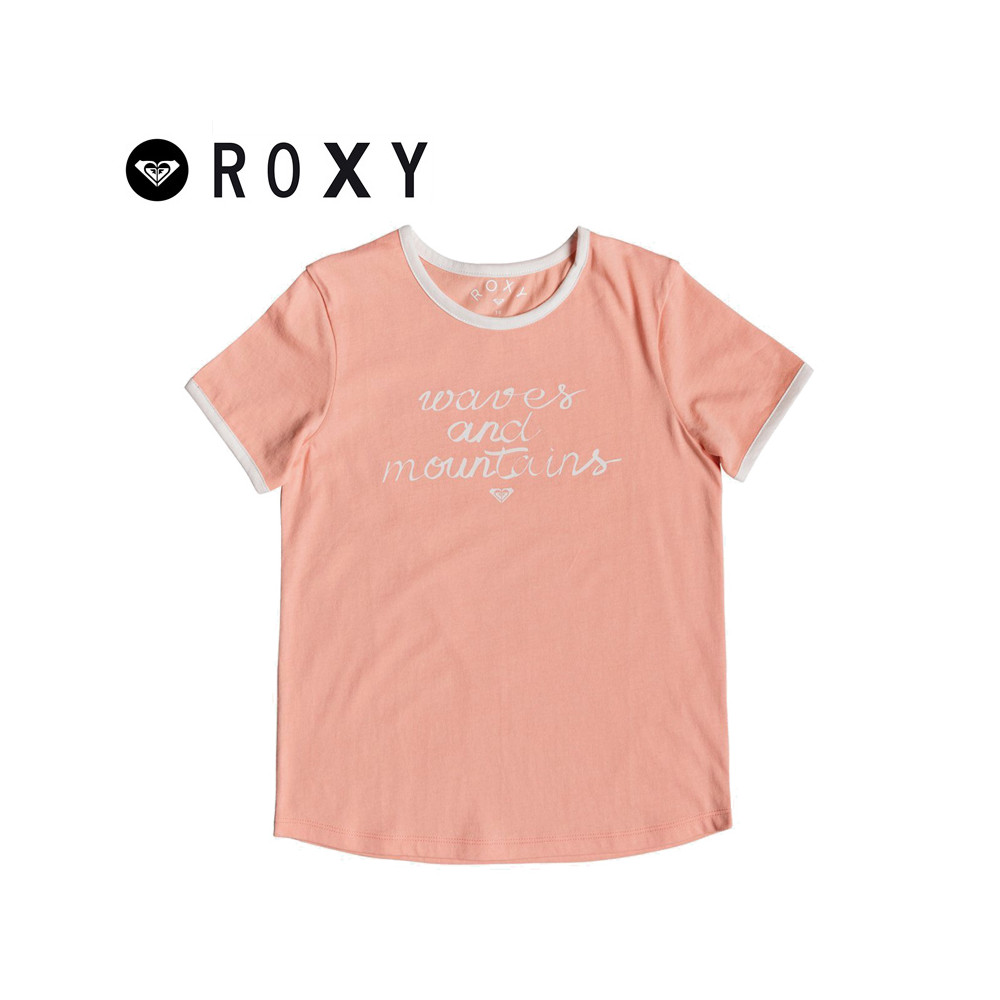 T-shirt ROXY Eye on you Saumon Fille