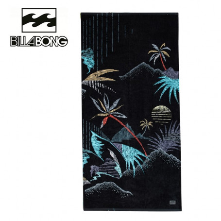 Serviette de plage BILLABONG Waves Noir Unisexe