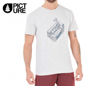 T-shirt PICTURE ORGANIC Tricana Gris Homme