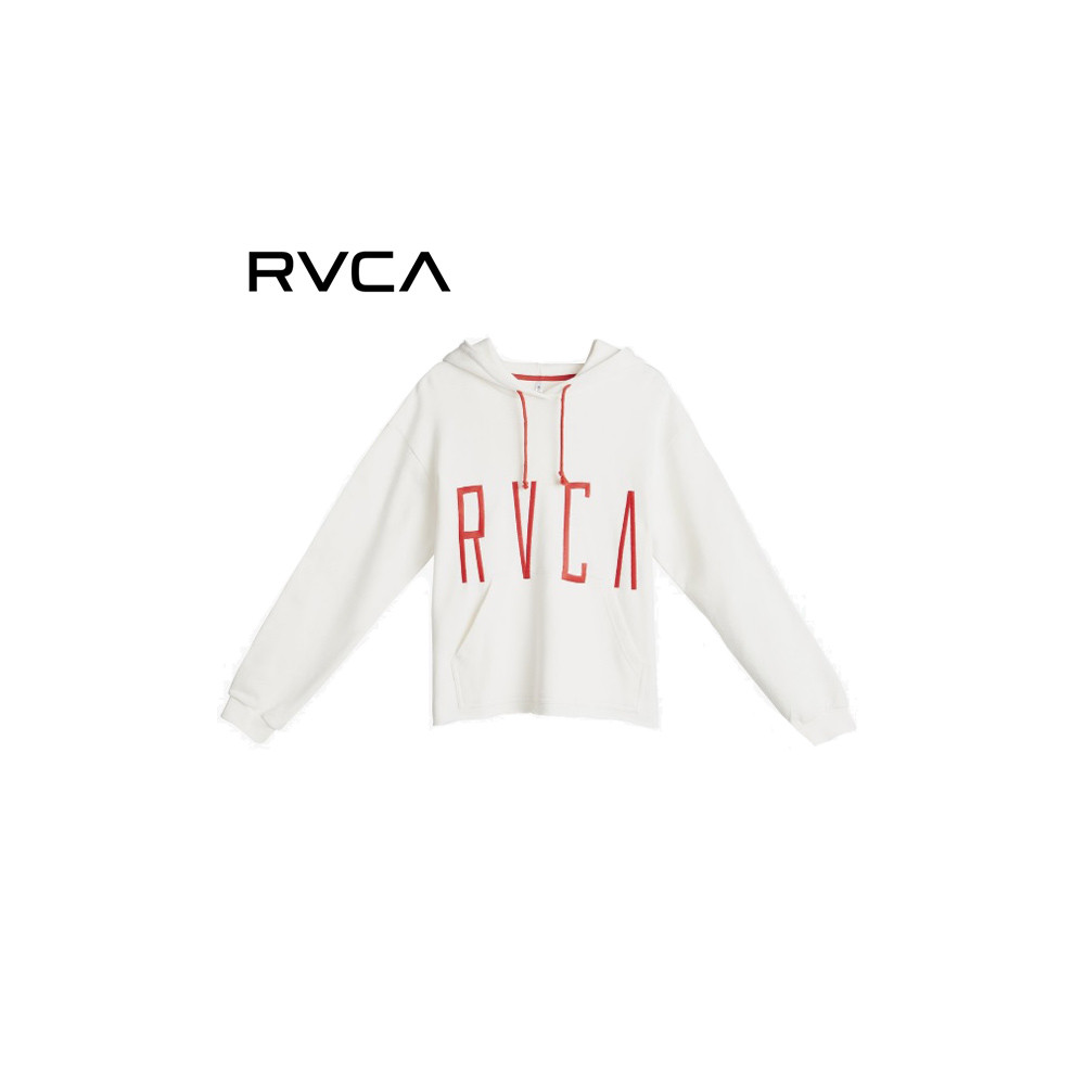 Sweat à capuche RVCA Stilt Hoody Blanc Femme