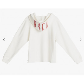 Sweat à capuche RVCA Stilt Hoody Blanc Femme