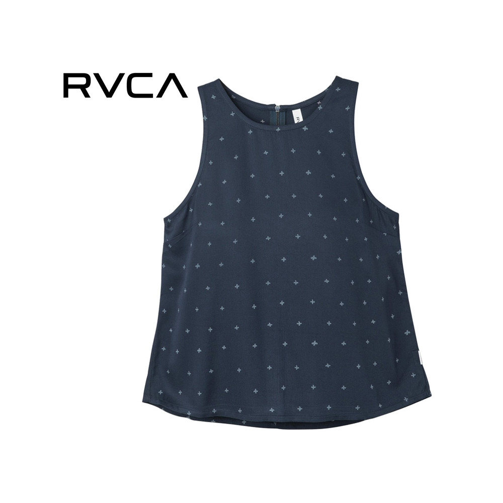 Top RVCA Shieldless Bleu Femme