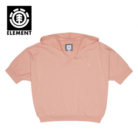 Sweat à capuche Element Humming Pêche Femme