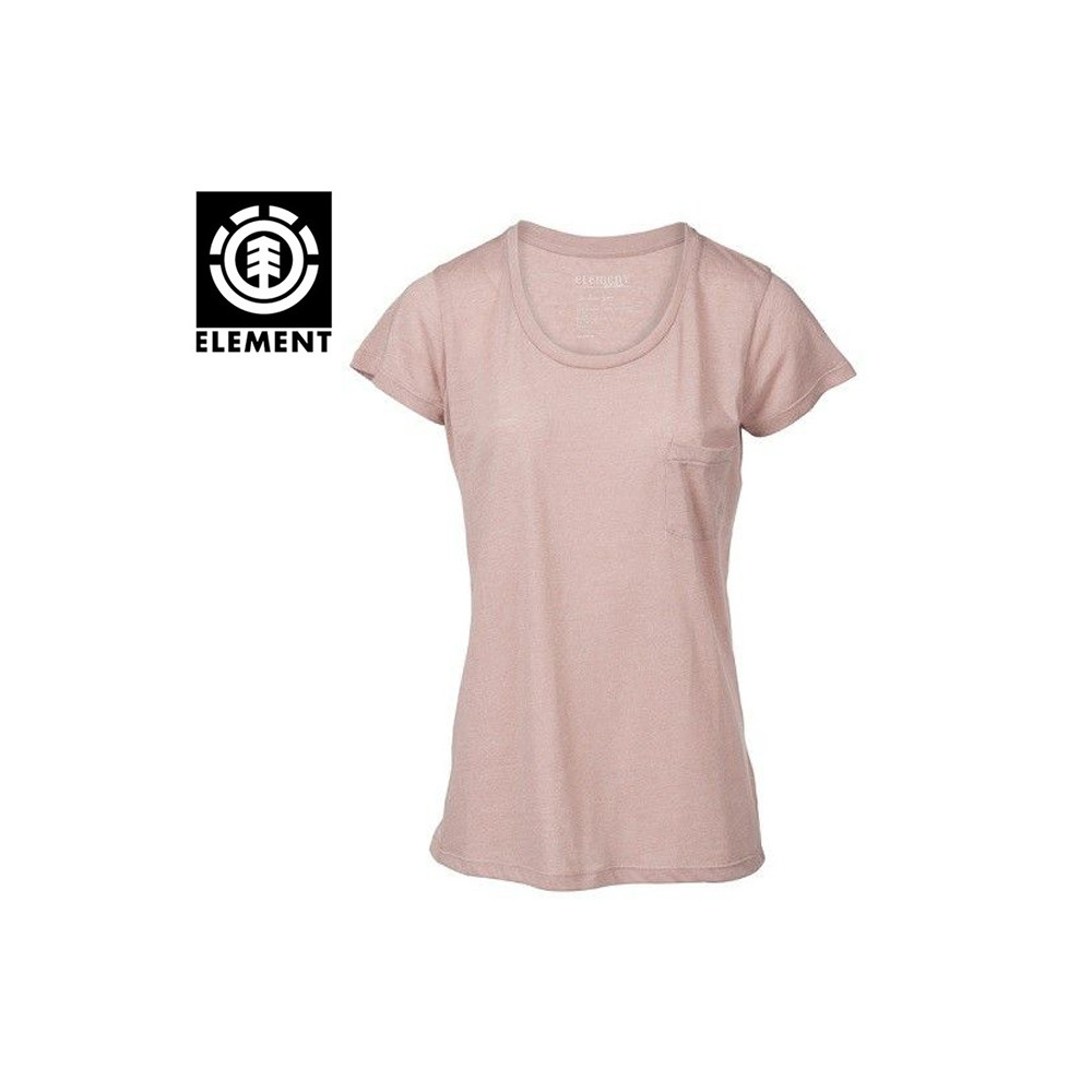 T-shirt ELEMENT Elba Rose Femme