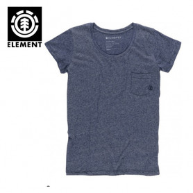 T-shirt ELEMENT Elba Bleu Femme