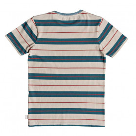 T-shirt QUIKSILVER Dera Steps Beige rayé Junior