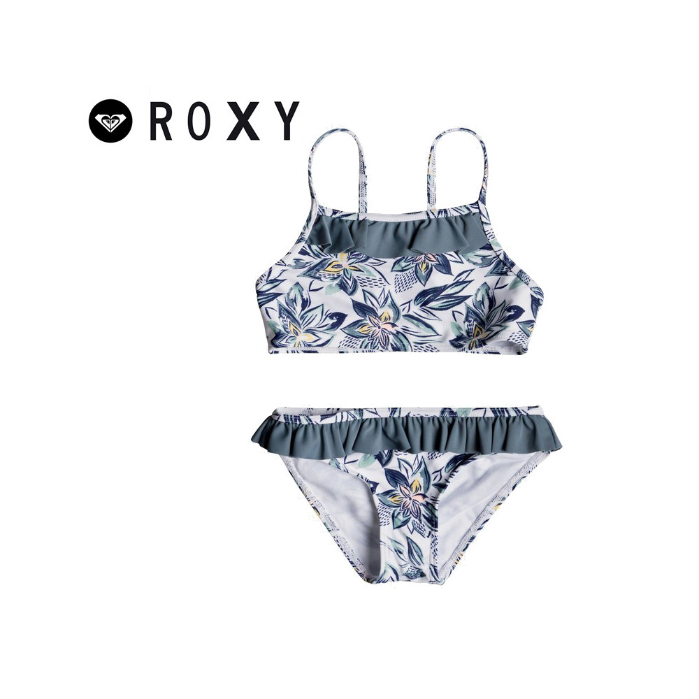 Maillot de bain ROXY Magic Seeker Atletics Gris Fille