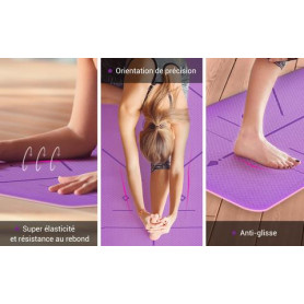 Tapis de Yoga / Fitness YOGARIA YogaMat Violet