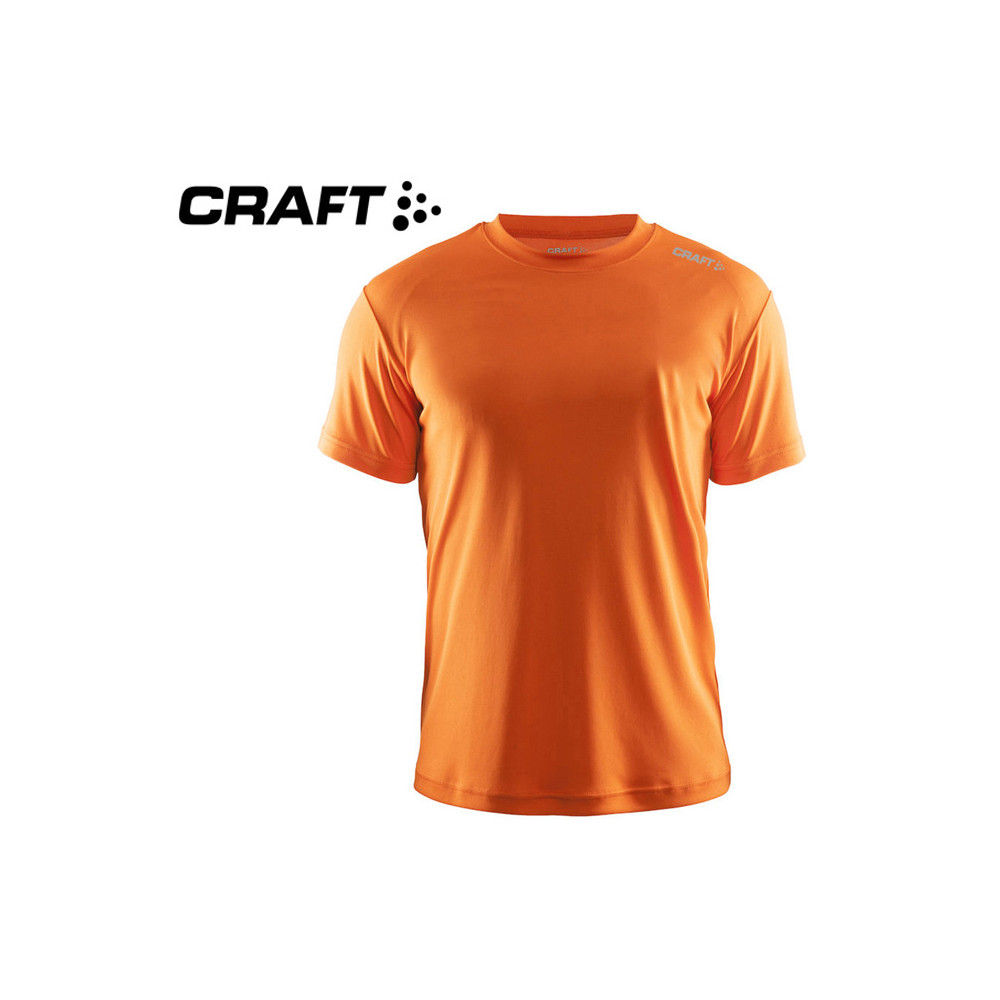 Tee-shirt CRAFT Community Orange fluo Hommes
