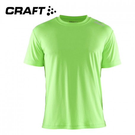 Tee-shirt CRAFT Community Vert fluo Hommes Tee-shirt CRAFT Community Vert fluo Hommes