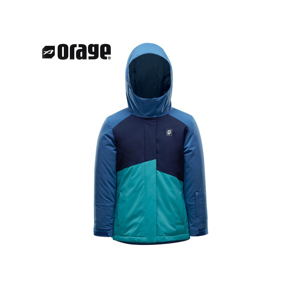 Veste de ski ORAGE Rachel Bleu Fille