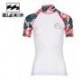 T-shirt U.V. BILLABONG Flower SS Blanc Femme
