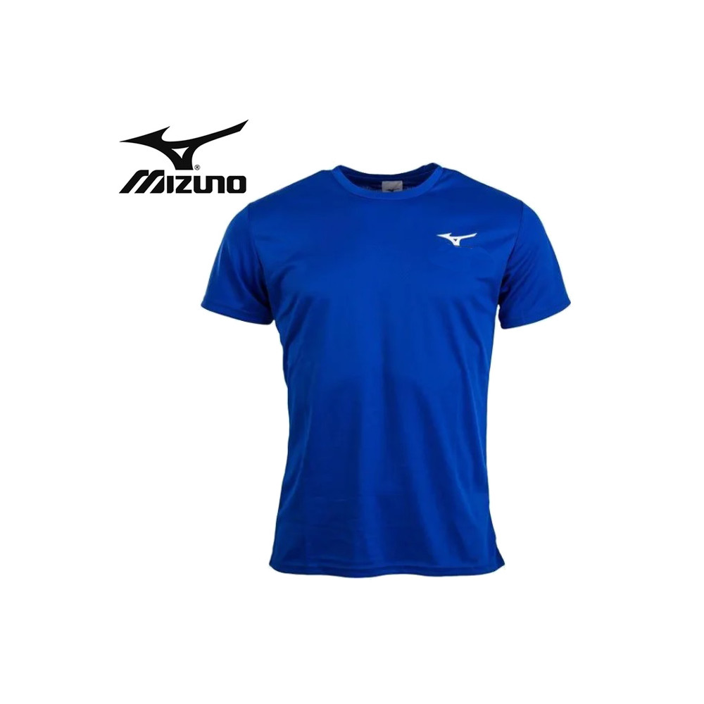 Tee-shirt MIZUNO Drylite Promo Bleu électrique Unisexe