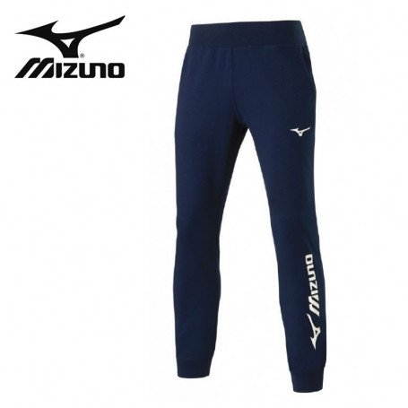 Pantalon molletonné MIZUNO Terry Bleu marine Femme