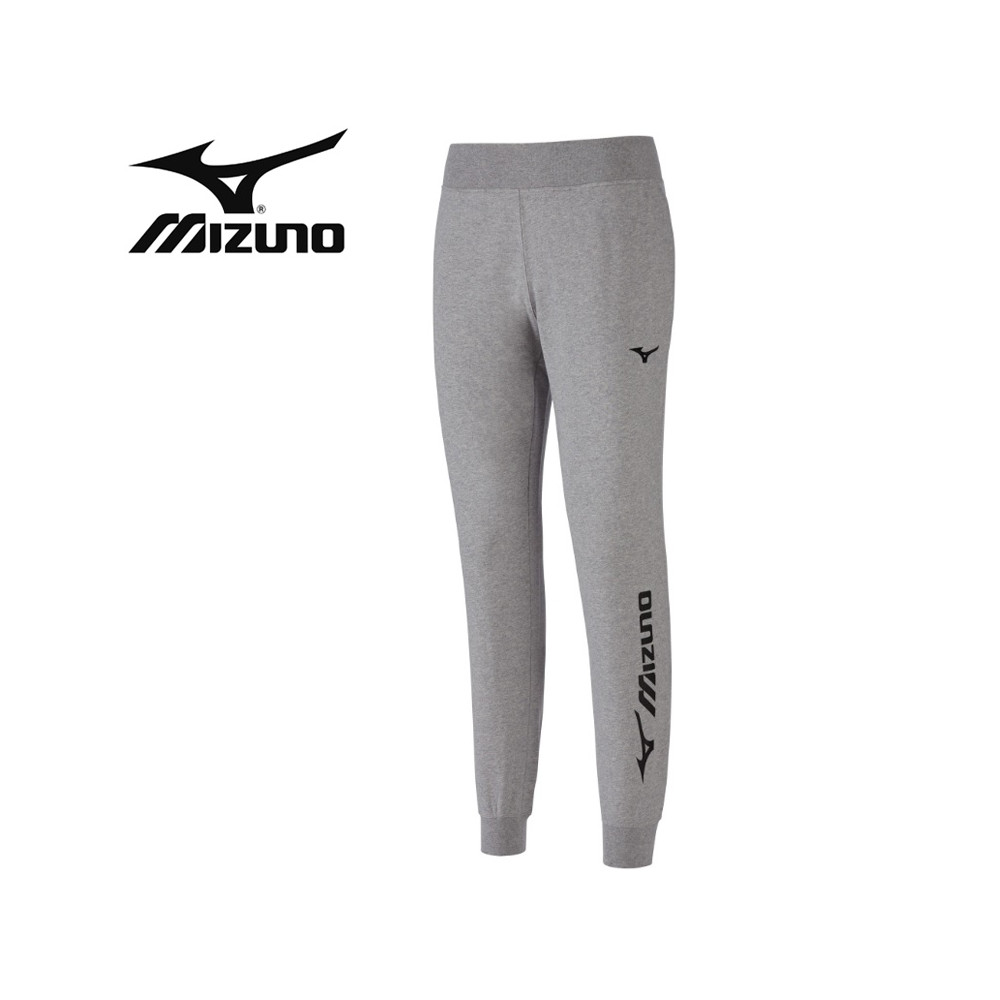 Pantalon molletonné MIZUNO Terry Gris Femme